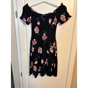 LA Hearts floral smocked mini dress